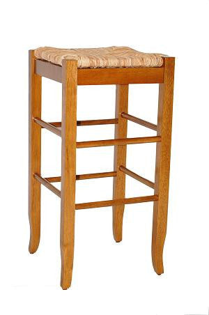 Boraam 29" SQ Rush Stool (Black, Cappuccino, Oak & White)