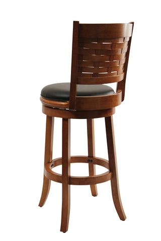 Boraam 29" Sumatra Swivel Stool (Brush Oak & Cappuccino)