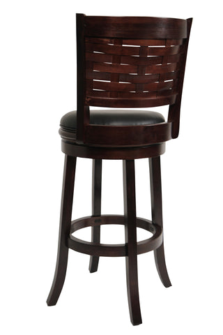 Boraam 29" Sumatra Swivel Stool (Brush Oak & Cappuccino)