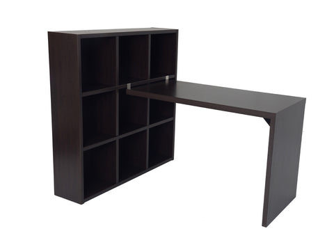 Boraam Techny Collection Tobey and Claude Desk Combo (Espresso)