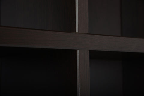 Boraam Techny Collection Kline Bookcase (Espresso & Golden Oak)
