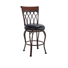 Boraam 24" Vin Metal Swivel Stool (Brush Bronze)