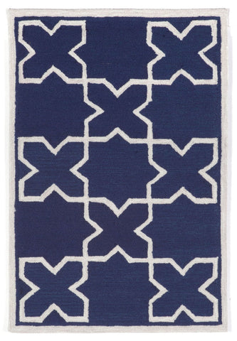Trans Ocean Capri Collection 1606/03 MOROCCAN TILE NAVY