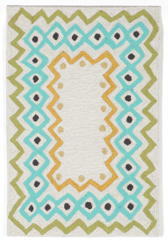 Trans Ocean Capri Collection 1607/12 ETHNIC BDR PASTEL