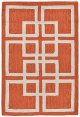 Trans Ocean Capri Collection 1609/17 ORIENTAL SQUARE ORANGE