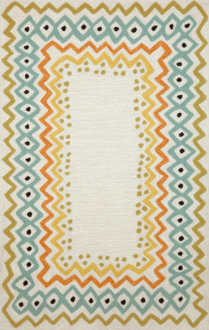 Trans Ocean Capri Collection 1607/12 ETHNIC BDR PASTEL