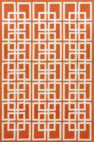 Trans Ocean Capri Collection 1609/17 ORIENTAL SQUARE ORANGE