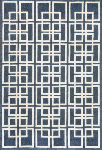 Trans Ocean Capri Collection 1609/33 ORIENTAL SQUARE DENIM