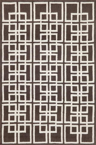 Trans Ocean Capri Collection 1609/47 ORIENTAL SQUARE CHARCO