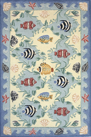 Momeni Coastal Collection Rug COASTCC-01BLU