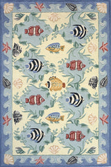 Momeni Coastal Collection Rug COASTCC-01BLU