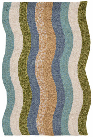 Trans Ocean Carlton Collection 1302/04 WAVES AQUA