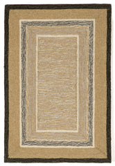 Trans Ocean Carlton Collection 1303/12 STRIPE BORDER NATURAL