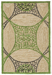Trans Ocean Carlton Collection 1305/16 INTERLACE GREEN