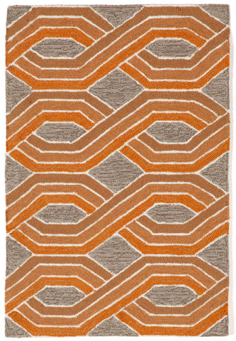 Trans Ocean Carlton Collection 1306/17 BRAIDS ORANGE