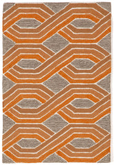 Trans Ocean Carlton Collection 1306/17 BRAIDS ORANGE