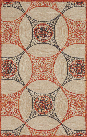 Trans Ocean Carlton Collection 1305/17 INTERLACE ORANGE