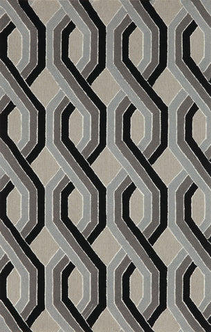 Trans Ocean Carlton Collection 1306/48 BRAIDS BLACK