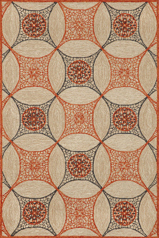 Trans Ocean Carlton Collection 1305/17 INTERLACE ORANGE