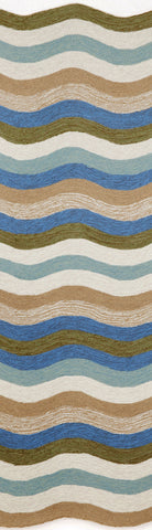 Trans Ocean Carlton Collection 1302/04 WAVES AQUA