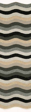Trans Ocean Carlton Collection 1302/48 WAVES BLACK