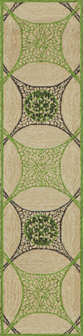 Trans Ocean Carlton Collection 1305/16 INTERLACE GREEN