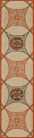 Trans Ocean Carlton Collection 1305/17 INTERLACE ORANGE