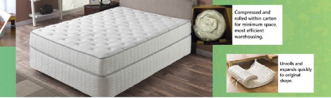 Primo Galaxy "Roll N' Go" Pocket Coiled Mattress