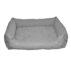 Gray Dog Walled Pet Bed DB0004
