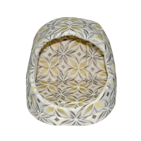 Yellow Floral Cradle Pet Bed DB0005