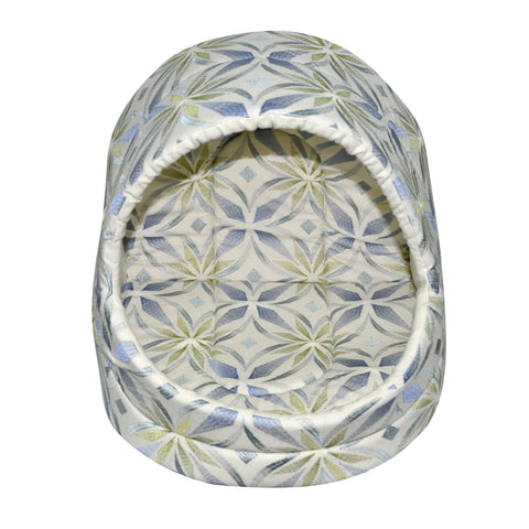 Blue Floral Cradle Pet Bed DB0006
