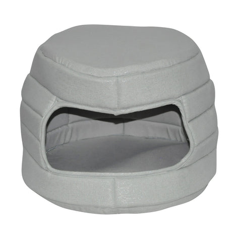 Dark Gray Solid Cave Pet Bed DB0008