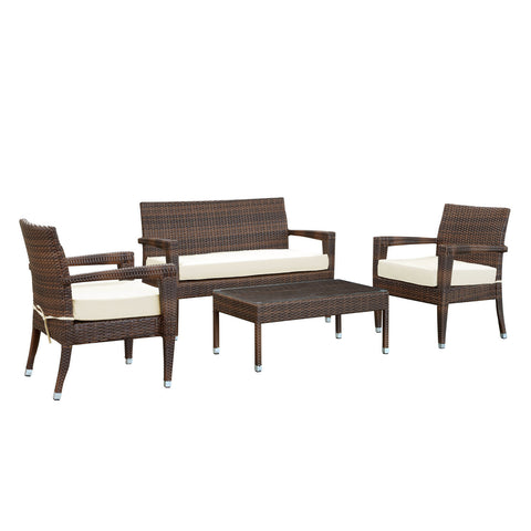 Modway Stride 4 Piece Outdoor Patio Sofa Set