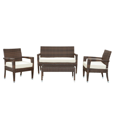 Modway Stride 4 Piece Outdoor Patio Sofa Set