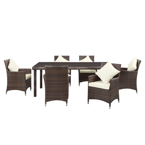 Modway Vista 7 Piece Outdoor Patio Dining Set
