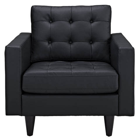 Modway Empress Leather Armchair