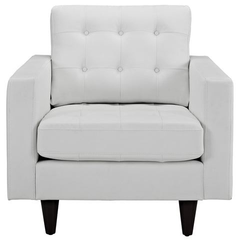 Modway Empress Leather Armchair