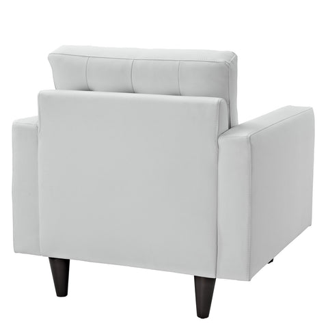 Modway Empress Leather Armchair