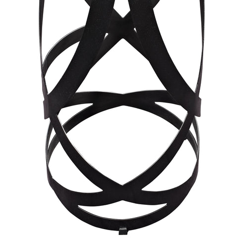 Modway Ribbon Bar Stool (Black & White)