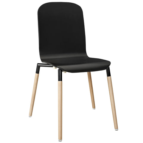 Modway Stack Dining Wood Side Chair
