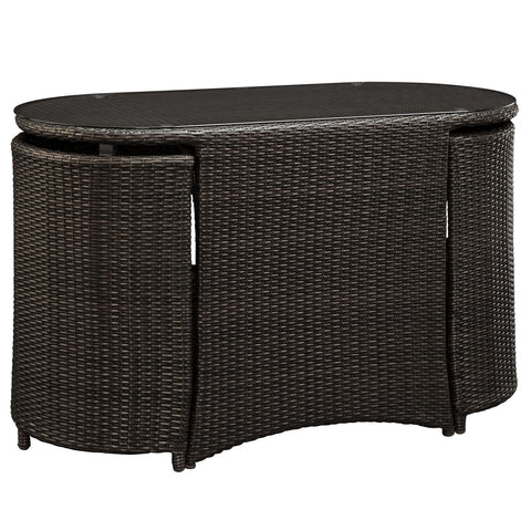 Modway Katonti 3 Piece Outdoor Patio Dining Set