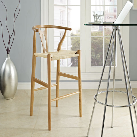 Modway Amish Wood Bar Stool