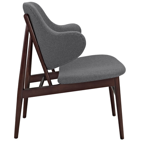 Modway Cherish Wood Lounge Chair