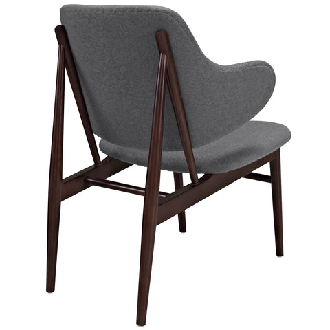 Modway Cherish Wood Lounge Chair