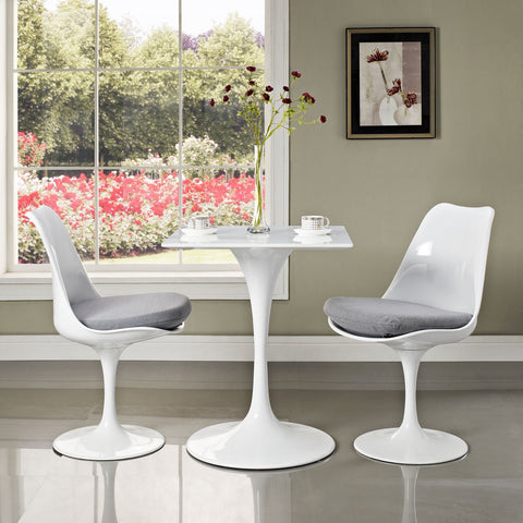Modway Lippa Square Wood Top Dining Table
