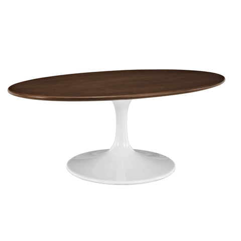 Modway Lippa 42" Walnut Coffee Table