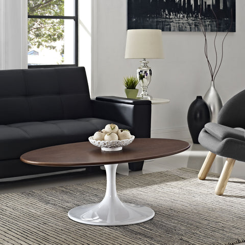 Modway Lippa 42" Walnut Coffee Table