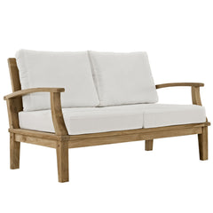 Modway Marina Outdoor Patio Teak Loveseat
