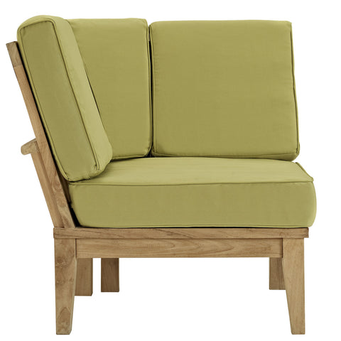 Modway Marina Outdoor Patio Teak Corner Sofa