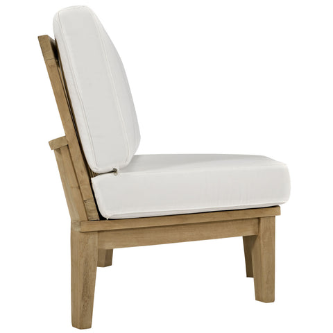 Modway Marina Outdoor Patio Teak Rounded Corner Sofa